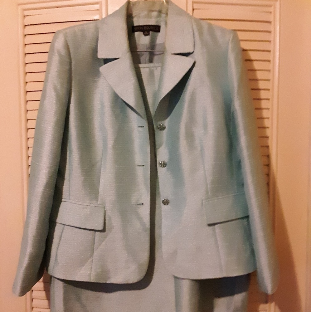 2 piece skirt suit